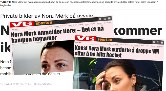 Bilder nora mørk Private bilder